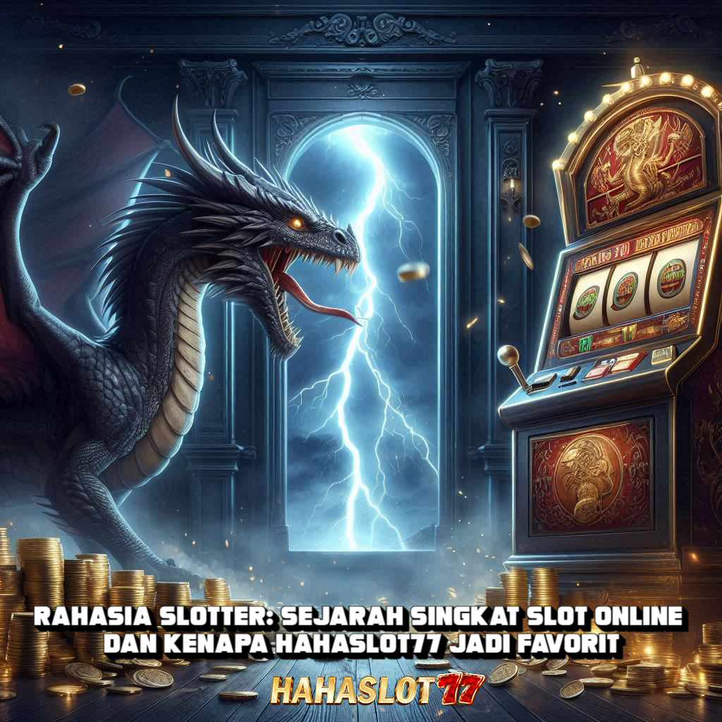 Rahasia Slotter: Sejarah Singkat Slot Online dan Kenapa Hahaslot77 Jadi Favorit